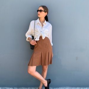 #jeanpaulgaultier plisse skirt